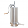 Mașină de umplut cârnați Klausberg KB 7927, 5 Kg, Manuală, 14-35mm, 6 pâlnii, Inox