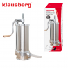 Klausberg KB 7927 Sausage Filling Machine, 5 kg, Manual, 14–35 mm, 6 Nozzles, Stainless Steel