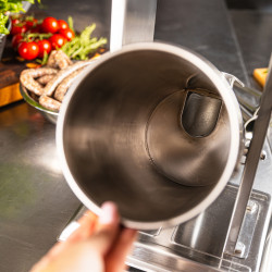 Μηχανή πλήρωσης λουκάνικων Klausberg KB 7930, 5 kg, χειροκίνητη, 4 χαλύβδινα ακροφύσια, βαλβίδα εξαέρωσης, κύλινδρος κύλισης, Inox