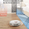 Ρομποτική ηλεκτρική σκούπα Roborock S5 Max, 58W, Wi-Fi, 2000Pa, 460 ml, 200 m2, Αυτονομία έως 190 λεπτά, Turbo, Φωνητικές εντολές, Λευκό