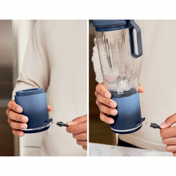 Ninja Blast Max BC251EUNV Portable Blender, 14.4W, 11.1V, 570 ml, 19,000 rpm, Ice Crushing, Up to 25 Cycles, BPA-Free, Blue