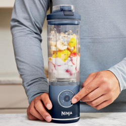 Φορητός μπλέντερ Ninja Blast Max BC251EUNV, 14,4 W, 11,1 V, 570 ml, 19.000 σ.α.λ., Θρυμματισμός πάγου, Έως 25 κύκλοι, Χωρίς BPA, Μπλε