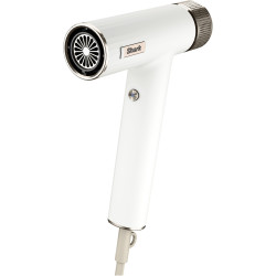 Πιστολάκι Μαλλιών Shark HD334EU, 1700W, Διαχυτής, 3 λειτουργίες, 3 εξαρτήματα, Προστασία από θερμική βλάβη, 110°C, Ιονιστής, Λευκό