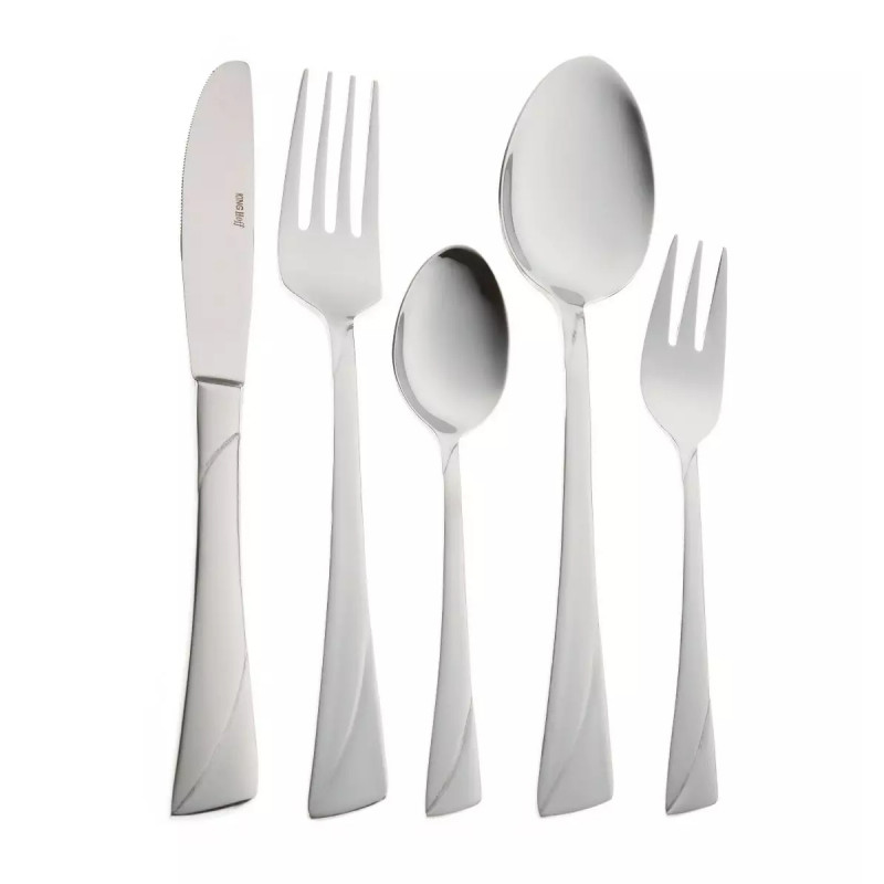 Kinghoff KH 1454 30-Piece Cutlery Set, For 6 People, Stainless Steel, Silver
