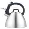 Klausberg KB 7951 Whistling Kettle, 2.5 L, Stainless Steel, Heat-Insulated Handle, Induction Compatible, Matte Stainless Steel