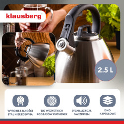 Свирещ чайник Klausberg KB 7951