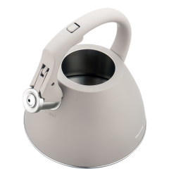 Σφυρίζοντας βραστήρας Klausberg KB 7953, 2.5 l, Ανοξείδωτο, Θερμομονωμένη λαβή, Επαγωγή, Μπεζ