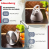 Klausberg KB 7953 Whistling Kettle, 2.5 L, Stainless Steel, Heat-Insulated Handle, Induction Compatible, Beige