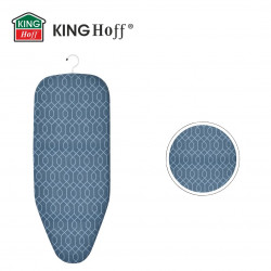 Kinghoff KH 1936 Ironing Board, 76x30.5 cm, Foldable, Hanging Hook, Blue