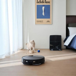 Ρομπότ σκούπα με AI Roborock Saros 10R, 65W, 20000 Pa, 270 ml, SMART, Στεγνό και υγρό καθάρισμα, LiDAR, StarSight 2.0, 180 λεπτά αυτονομία, Μαύρο