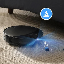 Roborock Saros 10R AI Robot Vacuum Cleaner, 65W, 20,000 Pa, 270 ml, SMART, Dry and Wet Cleaning, LiDAR, StarSight 2.0, 180-minute battery life, Black