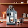 Espressor automat DeLonghi Rivelia Pebble Grey EXAM440.55.G, 1450W, 19 bar, 1.4l, Touchscreen TFT, Twin Shot, Boabe de Cafea, 16 bauturi, Gri