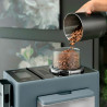 Μηχανή Espresso DeLonghi Rivelia Pebble Grey EXAM440.55.G, 1450W, 19 bar, 1.4l, οθόνη αφής TFT, Twin Shot, Bean Adapt, 16 ποτά, Stone Grey
