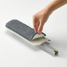Mop de curatat sticla 2in1 Joseph Joseph CleanTech 6500014, 36 cm, Maner pliabil, Gri/Galben
