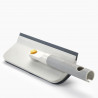 Mop de curatat sticla 2in1 Joseph Joseph CleanTech 6500014, 36 cm, Maner pliabil, Gri/Galben