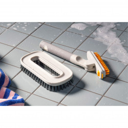 Joseph Joseph CleanTech Tile Cleaning Brush 6500022, 31 cm, Hanging Loop, Gray/Yellow