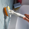 Joseph Joseph CleanTech Tile Cleaning Brush 6500022, 31 cm, Hanging Loop, Gray/Yellow