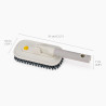 Joseph Joseph CleanTech Tile Cleaning Brush 6500022, 31 cm, Hanging Loop, Gray/Yellow