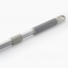 Телескопична дръжка Joseph Joseph CleanTech 6500038, 61-86 см, Отвор за окачване, Сив