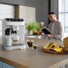 DeLonghi Magnifica PLUS ECAM 320.60.W Coffee Machine, 1450W, 15 bar, 1.8L, 15 programs, 13 grind settings, TFT touchscreen, LatteCrema Hot, Bean-to-cup option, White