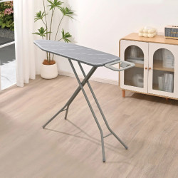 Kinghoff KH 1939 Ironing Board, 114x35.5 cm, 7 height settings, Iron Rest, Gray