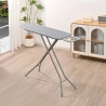Kinghoff KH 1939 Ironing Board, 114x35.5 cm, 7 height settings, Iron Rest, Gray