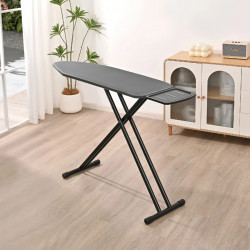 Kinghoff KH 1940 Ironing Board, 122x38 cm, 7 height settings, Steam generator holder, Dark gray
