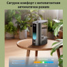 DREO 813S Ultrasonic Humidifier with Warm and Cool Mist, Up to 55 m², 500 ml/h, 6 L, 5 Settings, Compatible with Demineralization Cartridges, LED, Night Mode, Timer, Black