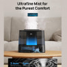 DREO 420S Ultrasonic Humidifier, Up to 25 m², 300 ml/h, 4 L, Automatic Control, Night Mode, Timer, LED, Black