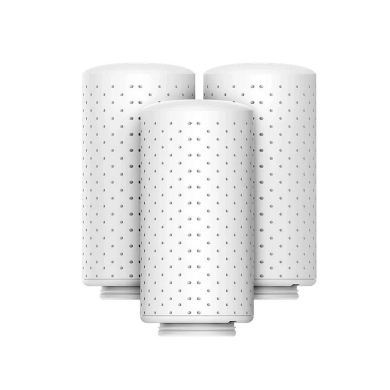 Demineralization cartridges for the DREO 813S humidifier, 3 pcs, Ion-exchange demineralization, Removes calcium and magnesium ions, Improves pH, White