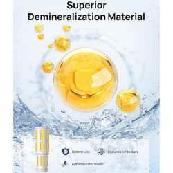 Demineralization cartridges for the DREO 813S humidifier, 3 pcs, Ion-exchange demineralization, Removes calcium and magnesium ions, Improves pH, White