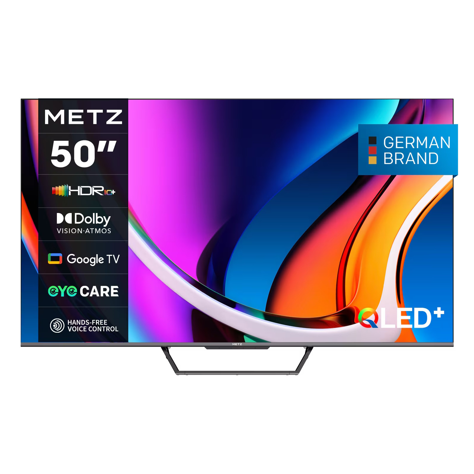 Smart televizor METZ blue 50MQD7500Z, 50", 126cm, 3840x2160 4K UHD, QLED/Direct LED, Wi-Fi, Dolby Vision™, Dolby Atmos®, Negru