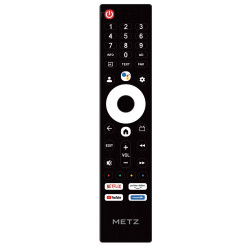 TV METZ blue 32MTE6000Z, 32″ (80 cm), 1366×768 HD Ready, Google TV, LCD / Direct LED, SMART, Bluetooth, Black