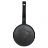 Klausberg KB 7973 Pancake Pan, 18 cm, Embossed bottom with kitten design, Non-stick coating, PFOA-free, Induction-compatible, Black
