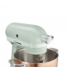 Mixer planetar KitchenAid Artisan Blossom Exclusive Design 5KSM180LEELB, 300W, 4.7L, Actionare directa, 10 viteze, Cap inclinat, Bol din cupru forjat, Verde deschis