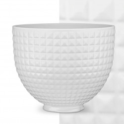 Πλανητικό μίξερKitchenAid Artisan Μονόχρωμο λευκό 5KSM156CXEPL, 300W, 4.7L, Άμεση κίνηση, 10 ταχύτητες, Κεραμικό μπολ, Λευκή πορσελάνη