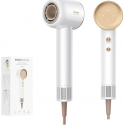 Dreame Glory Hair Dryer, 1400W, 110,000 rpm, 4 heat settings, 2 speed settings, 57°C, Ionization, NTC thermal sensor, LED indicators, White