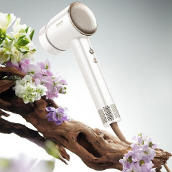 Πιστολάκι Μαλλιών Dreame Glory, 1400W, 110000 rpm, 4 θερμοκρασίες, 2 ταχύτητες, 57°C, ιονισμός, θερμοαισθητήρας NTC, ενδείξεις LED, Λευκό