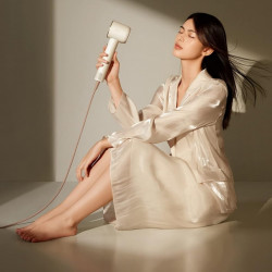 Dreame Glory Hair Dryer, 1400W, 110,000 rpm, 4 heat settings, 2 speed settings, 57°C, Ionization, NTC thermal sensor, LED indicators, White