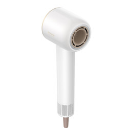Dreame Glory Hair Dryer, 1400W, 110,000 rpm, 4 heat settings, 2 speed settings, 57°C, Ionization, NTC thermal sensor, LED indicators, White