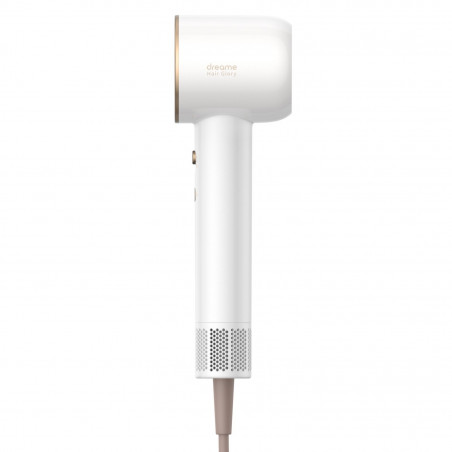 Dreame Glory uscător de păr, 1400W, 110000 rpm, 4 temperaturi, 2 viteze, 57°C, ionizare, termosenzor NTC, indicatori LED, alb