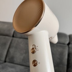 Dreame Glory Hair Dryer, 1400W, 110,000 rpm, 4 heat settings, 2 speed settings, 57°C, Ionization, NTC thermal sensor, LED indicators, White