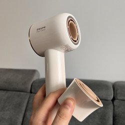 Dreame Glory uscător de păr, 1400W, 110000 rpm, 4 temperaturi, 2 viteze, 57°C, ionizare, termosenzor NTC, indicatori LED, alb