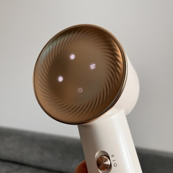 Dreame Glory Hair Dryer, 1400W, 110,000 rpm, 4 heat settings, 2 speed settings, 57°C, Ionization, NTC thermal sensor, LED indicators, White