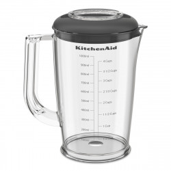 Μπλέντερ, κοπτήρας και μίξερ 3 σε 1 KitchenAid 5KHBRV75BM, 12 V, 2 ρυθμιζόμενες ταχύτητες, 5 λειτουργίες, φόρτιση μέσω USB-C, Μαύρο