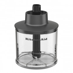 Μπλέντερ, κοπτήρας και μίξερ 3 σε 1 KitchenAid 5KHBRV75BM, 12 V, 2 ρυθμιζόμενες ταχύτητες, 5 λειτουργίες, φόρτιση μέσω USB-C, Μαύρο