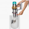 Felálló porszívó Dyson V15 Detect Absole 447000-01, 660W, 0,76 l, 60 perc autonómia, érzékelők, 3 üzemmód, LCD, szürke/arany, szürke/arany színű