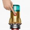 Вертикална прахосмукачка Dyson V15 Detect Аbsolute 447000-01, 660W, 0.76 л, 60 мин автономия, Сензори, 3 режима, LCD, Сив/златист