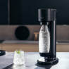 Aparat de apă carbogazoasă SodaStream GAIA, 1 l, carbonatare manuală, 2 etape, fără BPA, negru