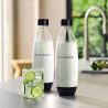 SodaStream Fuse szénsavas palackok készlete, 1 l, 2 db, BPA-mentes, kompatibilis a DUO, ART, TERRA, GAIA palackokkal, fekete színű